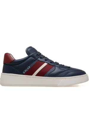 Bally Skor, Herr, 40 EU, Läder, Perforerade lädersneakers