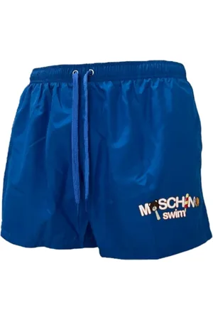 Moschino Badkläder, Herr, S, Polyester, Hav Logo Badshorts