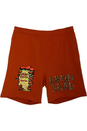 Brain Dead Shorts, Herr, S, Elastisk Midja Jersey Shorts