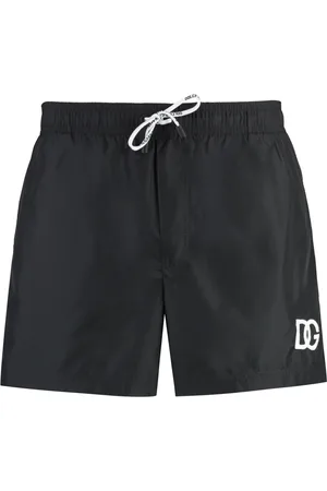 Dolce & Gabbana Badkläder, Herr, M, Läder, Logo Badshorts