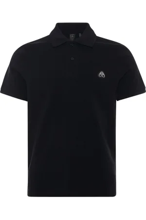 Moose Knuckles Topp, Herr, S, Svart Polo Skjorta Everett Stil