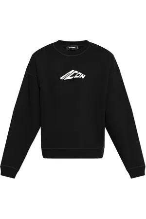 Dsquared2 Sweatshirts & Hoodies, Herr, S, Bomull, Sweatshirt med logotyp