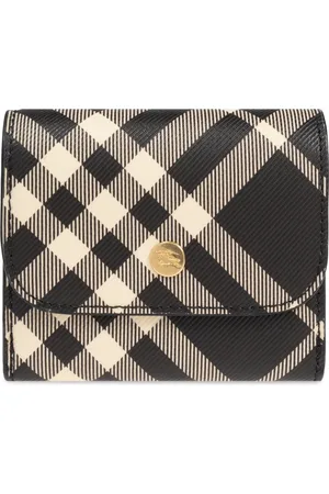 Burberry Accessoarer, Dam, ONE Size, Läder, Plånbok med rutmönster