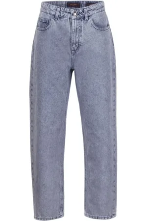 MOORER Jeans, Dam, W27, Denim, Indigo Denim Femficksbyxor