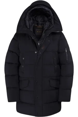 MOORER Kappa, Herr, 2Xl, Kashmir, Kashmir Parka med Hög Termisk Isolering