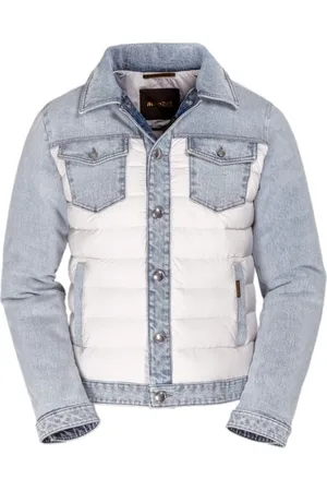 MOORER Jacka, Herr, S, Denim, Denimjacka med gåsdunstäcke