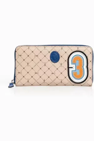 Trussardi Accessoarer, Herr, ONE Size, Läder, Elegant Läder Dragkedja Plånbok