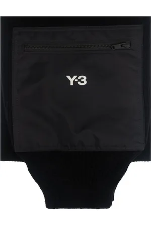 Y-3 Accessoarer, unisex, ONE Size, Vändbar halsduk med fickor