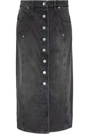 Isabel Marant Kjol, Dam, XS, Denim, Denimkjol Vandy med fickor
