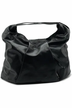 vic matiè Väska, Dam, ONE Size, Svart Maxi Shopper med Veck