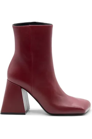 vic matiè Skor, Dam, 39 EU, Mörkröd Minimalistisk Bootie Ming