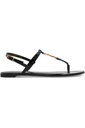 Saint Laurent Skor, Dam, 36 1/2 EU, Läder, Cassandra Sandaler