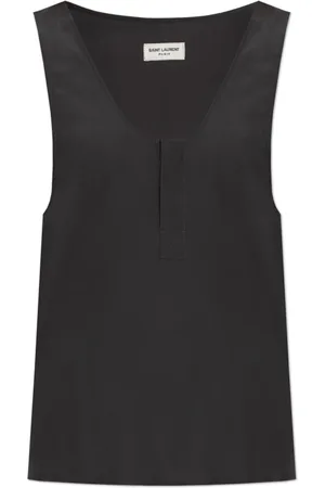 Saint Laurent Topp, Dam, XS, Silketopp