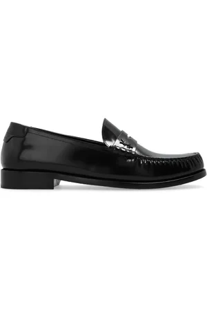 Saint Laurent Skor, Herr, 41 EU, Läder, ‘Penny’ loafers