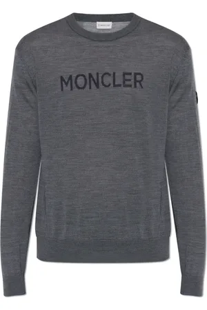 Moncler Stickade tröjor & koftor, Herr, L, Tröja med logotyp