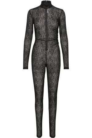 Gestuz Jumpsuits & Playsuits, Dam, M, Svart Jumpsuit Byxor Elegant Slim-Fit