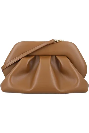 THEMOIRÈ Väska, Dam, ONE Size, Polyester, Karamell Vegan Fabric Clutch Handväska