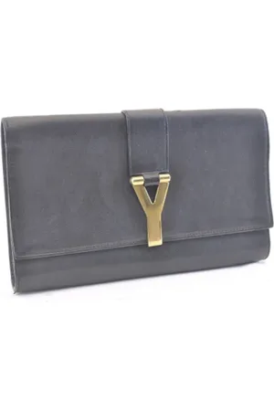 Saint Laurent Pre-owned, Dam, ONE Size, Pre-owned Laeder kuvertvskor