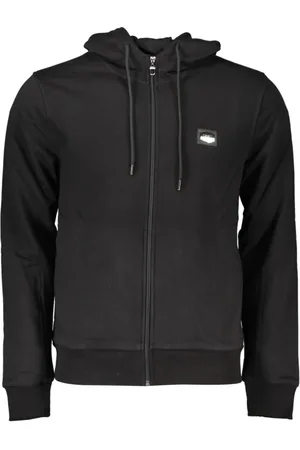 Roberto Cavalli Sweatshirts & Hoodies, Herr, M, Bomull, Svart Sweatshirt för Män