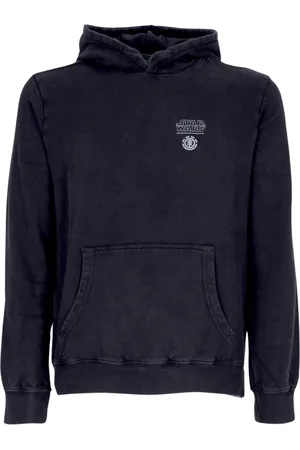 Element Sweatshirts & Hoodies, Herr, L, Bomull, Yoda Star Wars Hoodie Svart