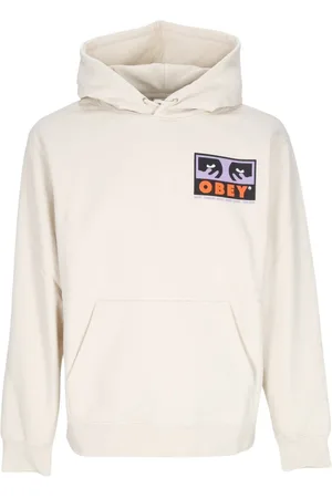 Obey Sweatshirts & Hoodies, Herr, M, Bomull, Premium Huvtröja för Män