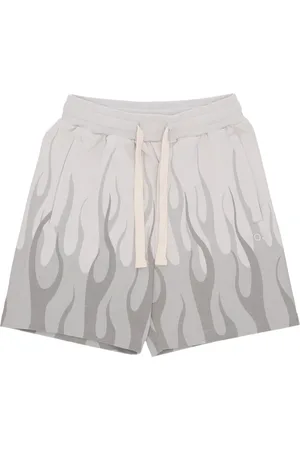 Vision Of Super Shorts, Herr, L, Bomull, Flames Printed Shorts Lunar Rock