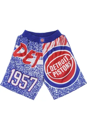 Mitchell & Ness Sport, Herr, M, Polyester, Detroit Pistons Basketboll Shorts Sublimerad Mesh