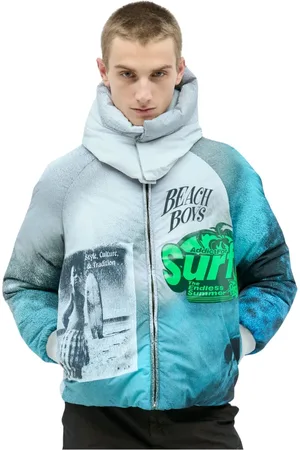 ERL Jacka, Herr, M, Nylon, Grafisk Puffer Vest