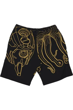 Octopus Shorts, Herr, S, Bomull, Evangelion Flowing Sweatshorts Svart