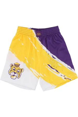 Mitchell & Ness Sport, Herr, XL, Polyester, LSU Tigers Basketboll Shorts Sublimerad Mesh