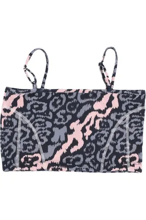 Vision Of Super Topp, Dam, S, Polyester, Leopardmönstrad Ärmlös Topp Rosa/Grå
