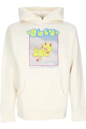 Obey Sweatshirts & Hoodies, Herr, S, Bomull, Daydream Hoodie Basic Fleece