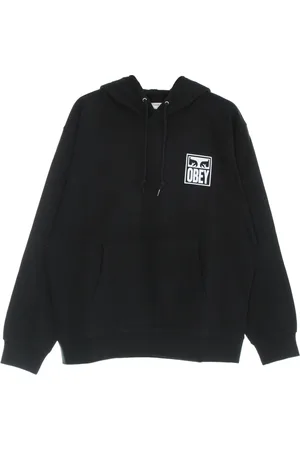 Obey Sweatshirts & Hoodies, Herr, L, Bomull, Ikonisk Lättvikts Huva