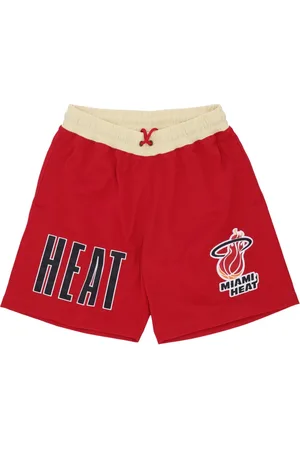 Mitchell & Ness Sport, Herr, XL, Polyester, Miami Heat Basketboll Shorts Vintage Stil