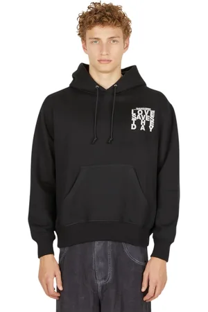 THE SALVAGES Sweatshirts & Hoodies, Herr, M, Bomull, Kärlek Räddar Dagen Huvtröja