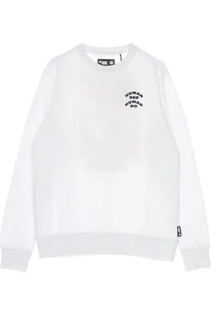 Element Sweatshirts & Hoodies, Herr, M, Bomull, Dominion Crewneck Sweatshirt Vit
