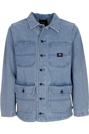 Vans Jacka, Herr, M, Denim, Denimjacka Stonewash Blå