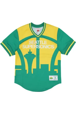 Mitchell & Ness Sport, Herr, S, Polyester, Seattle Supersonics Mesh V-ringad Jacka