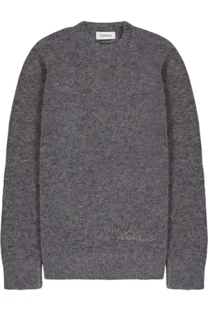 LANEUS Stickade tröjor & koftor, Herr, L, Alpacka Broderad Tröja