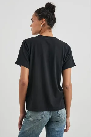 Rails Topp, Dam, M, Bomull, NY Boyfriend Print T-shirt