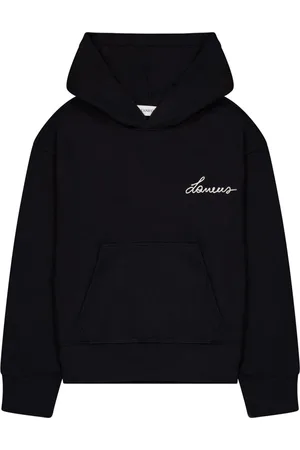 LANEUS Sweatshirts & Hoodies, unisex, L, Bomull, Boxy hoodie med logobroderi