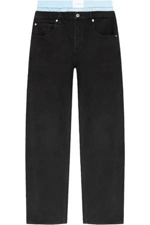 Alexander Wang Jeans, Dam, W28, Bomull, Modern Wide-Leg Cropped Jeans