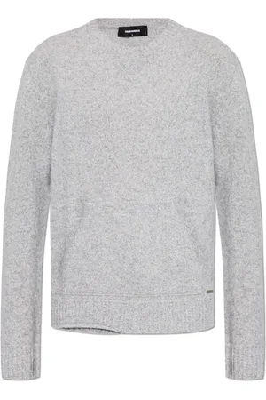 Dsquared2 Stickade tröjor & koftor, Herr, S, Kashmir, Ulltröja
