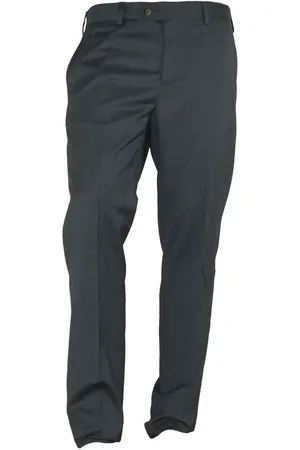 Made in italia Byxor, Herr, 3Xl, Polyester, Italienskt Hantverk Grå Chinos