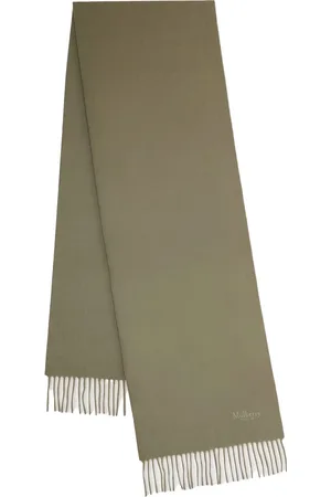 MULBERRY Accessoarer, Herr, ONE Size, Solid Merino Wool Scarf, Linen