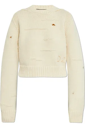 Dsquared2 Stickade tröjor & koftor, Dam, M, Kort Ulltröja