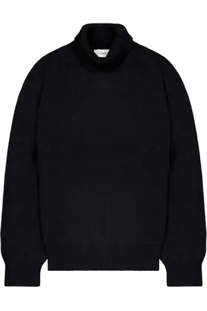 LANEUS Stickade tröjor & koftor, Herr, XL, Kashmir, Skön Cashmere Merino Turtleneck Tröja