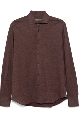 corneliani Skjorta, Herr, L, Ull Lyocell Skjorta