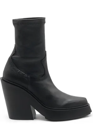 vic matiè Skor, Dam, 40 EU, Läder, Svart Stretch Western Bootie Tetrix