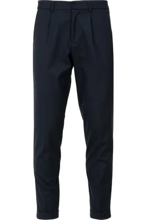 CRUNA Byxor, Herr, M, Blå Ullbyxor Tapered Fit